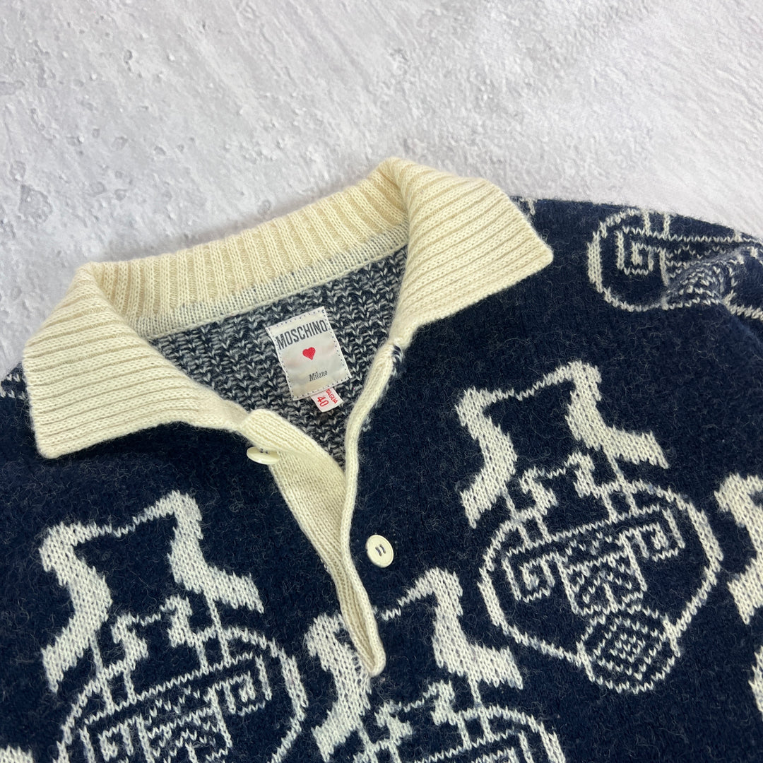 Vintage Moschino Strick Pullover | S