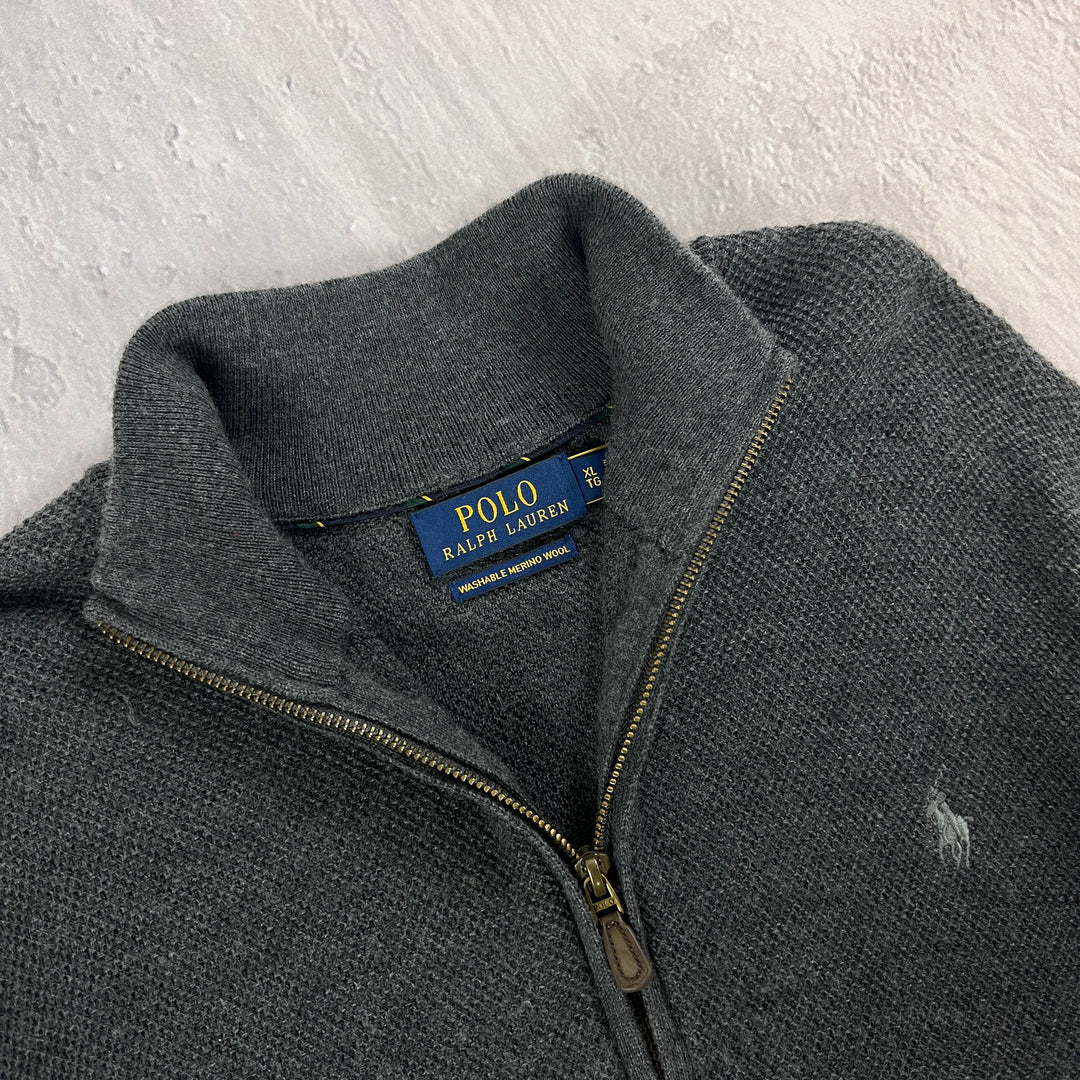 Ralph Lauren Half Zip Merino Wool | XL