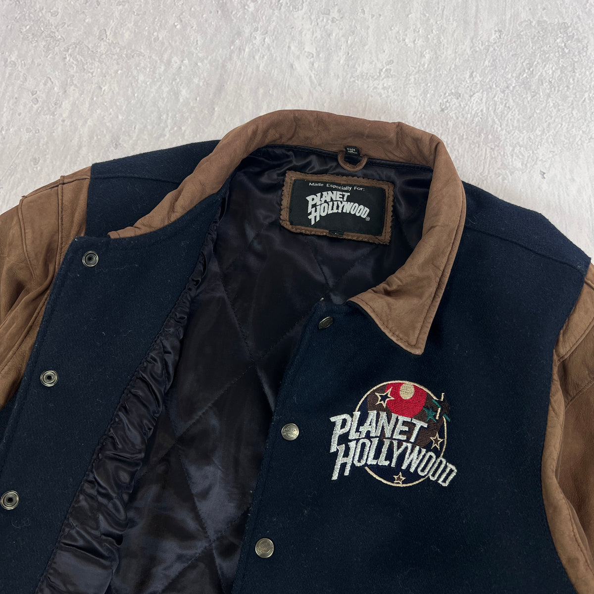 Vintage Planet Hoolywood Varsity Jacke L
