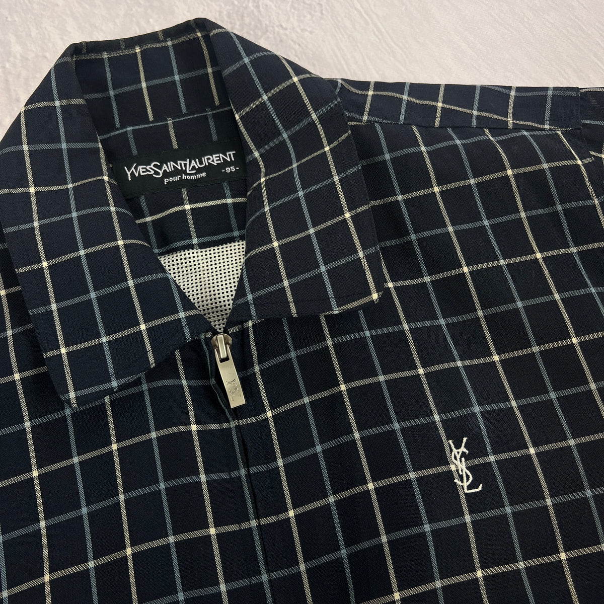 Vintage Yves Saint Laurent Harrington Blouson Jacke | M