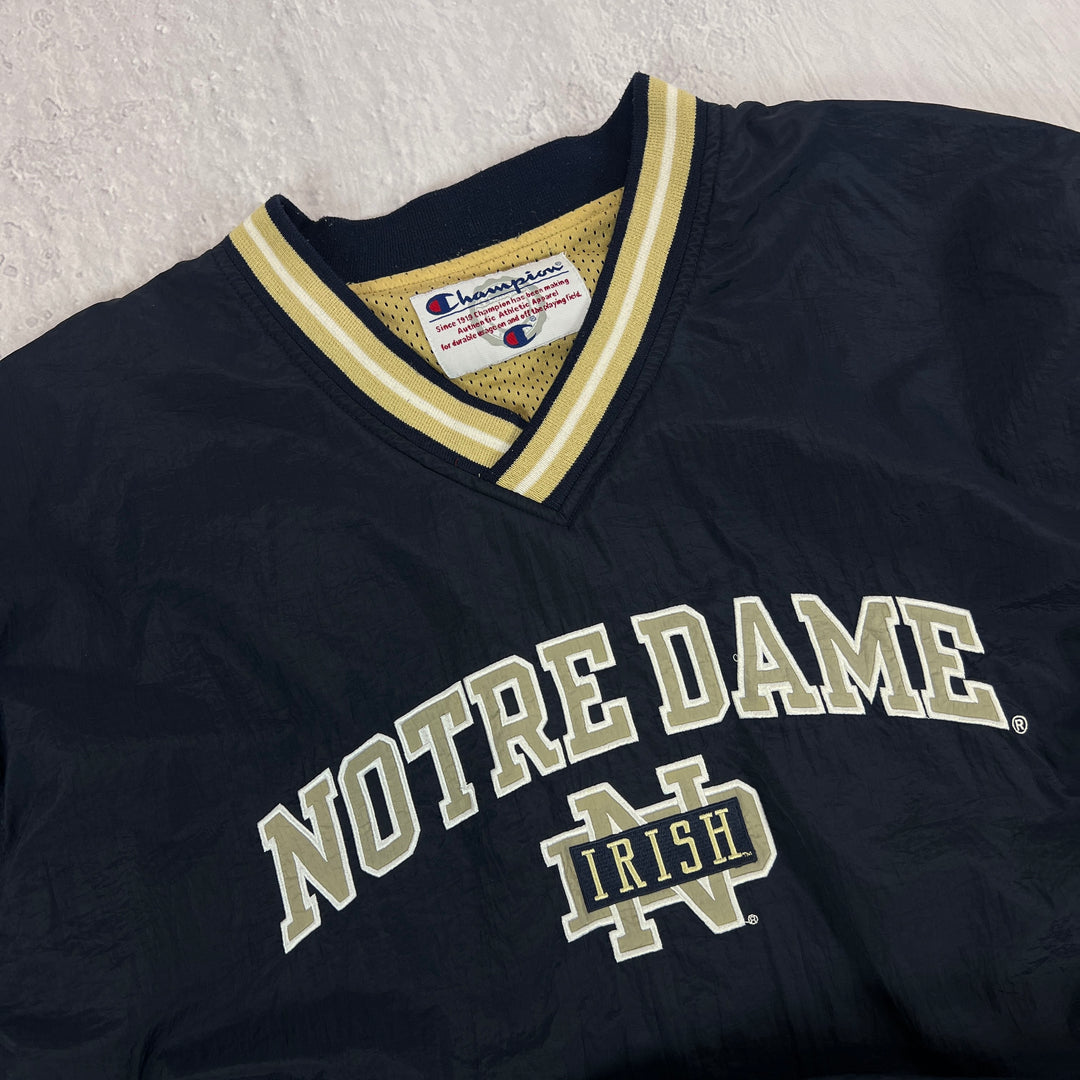 Vintage Champion Notre Dame Windbreaker XXL