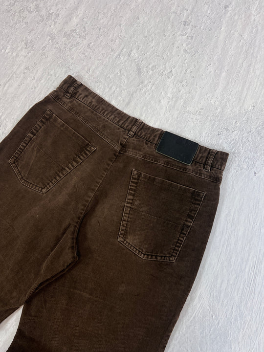 Fred Perry Vintage Cord Hose Braun 34