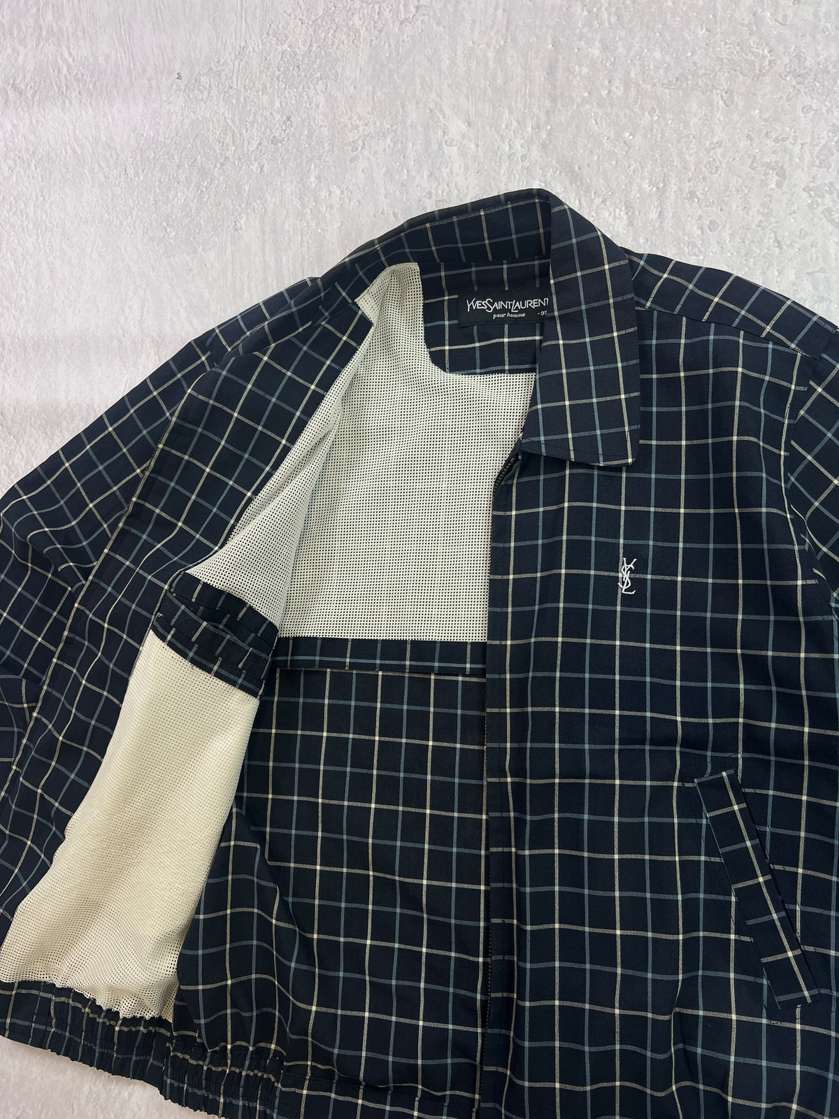 Vintage Yves Saint Laurent Harrington Blouson Jacke | M