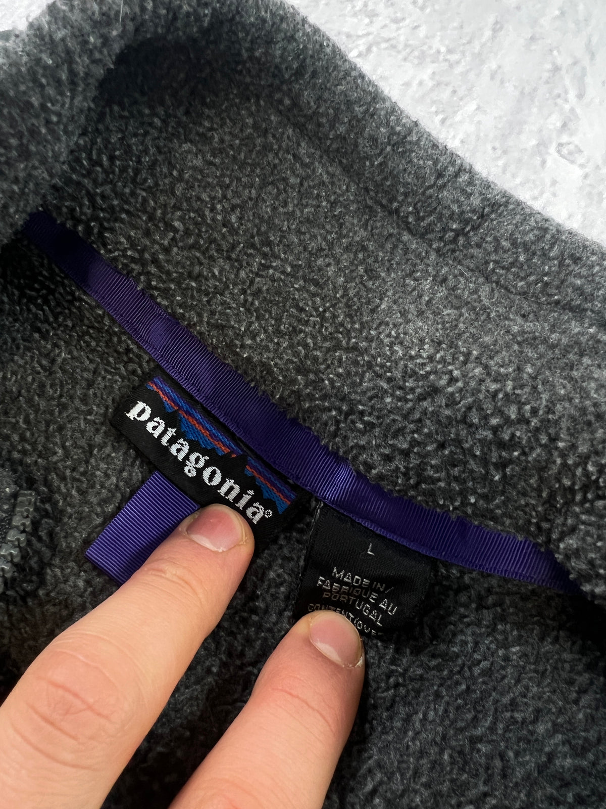 Patagonia Vintage Fleece Grau | M