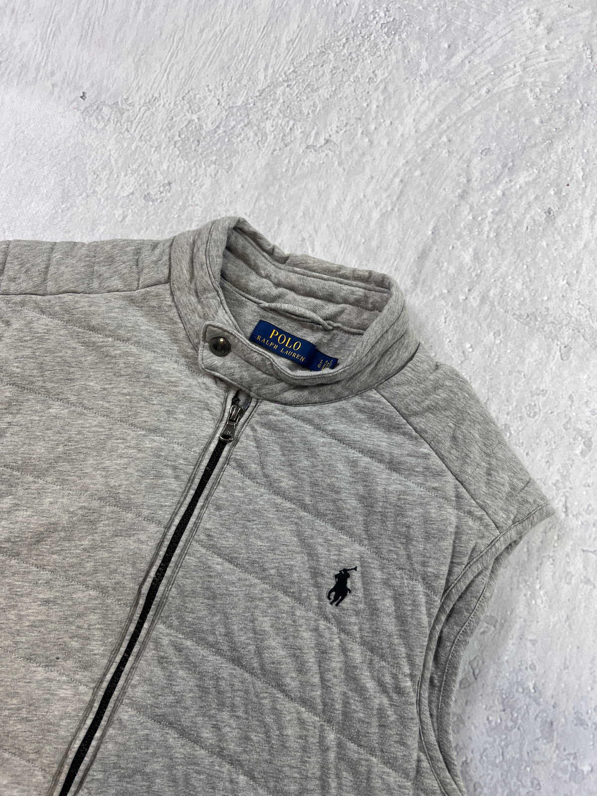 Ralph Lauren Vintage Weste Grau | L