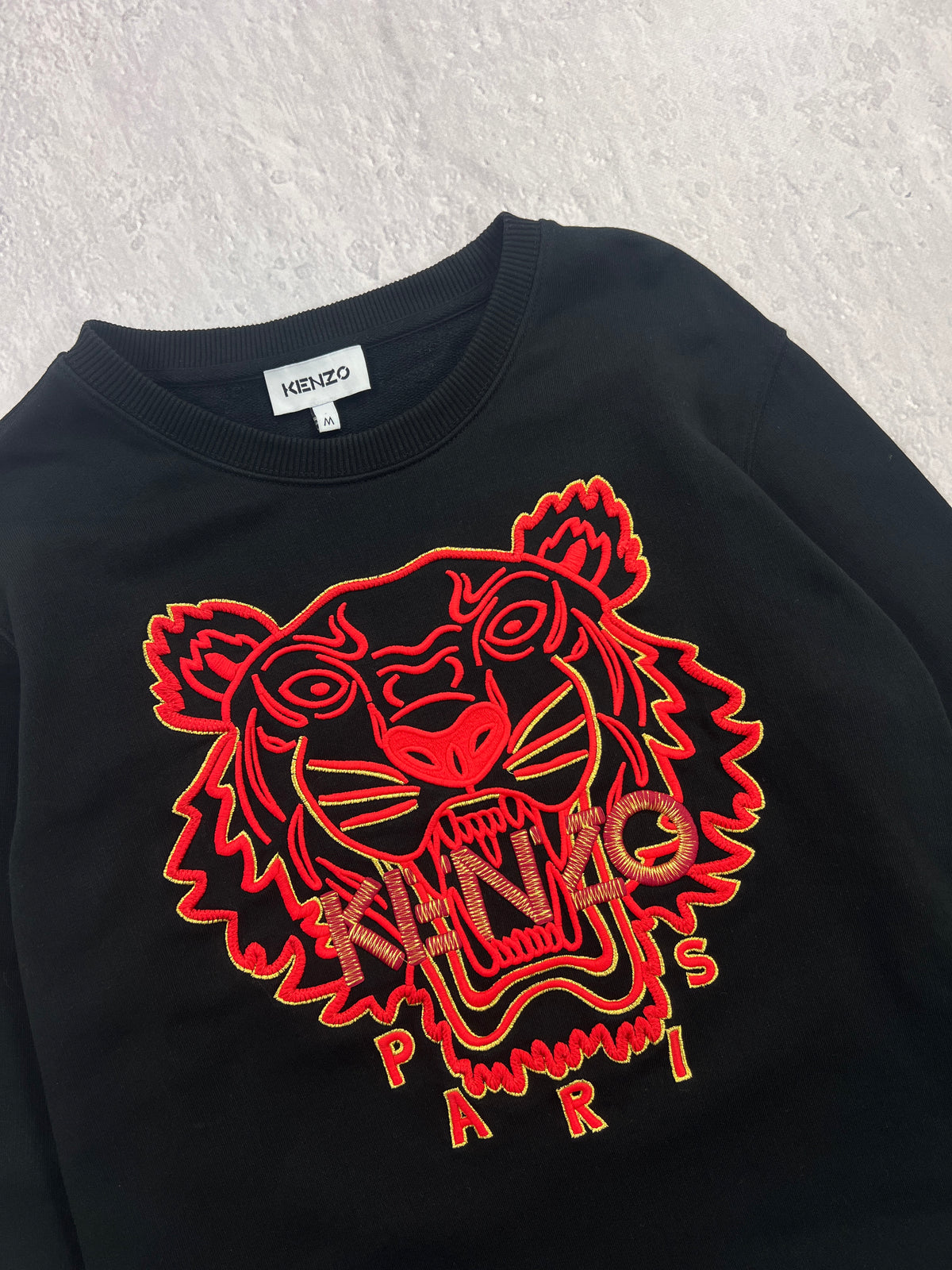 Kenzo Sweater roter Tiger | M