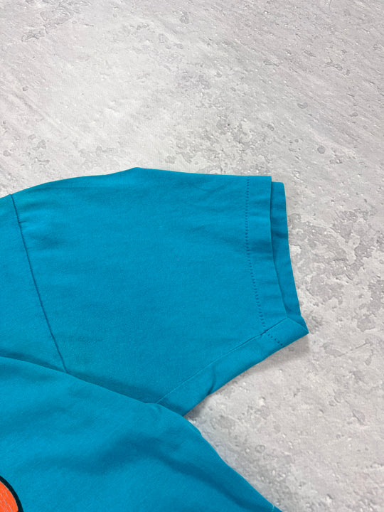 Vintage 90s Charlotte Hornets Single Stitch Shirt | XL