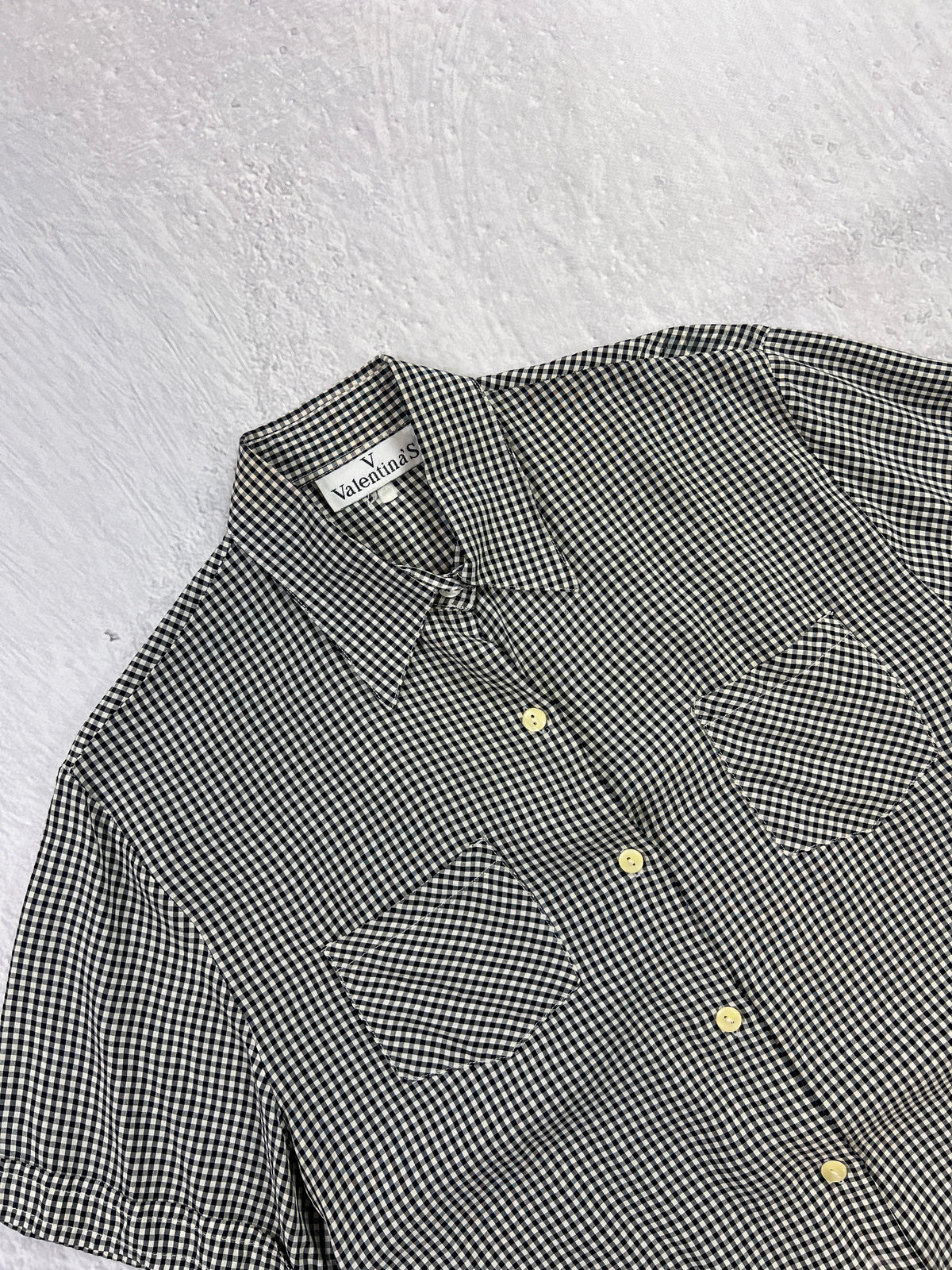 Valentina's Vintage Kurzarm Hemd | L