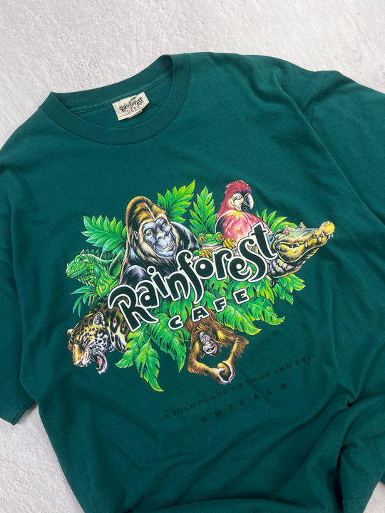 Vintage Rainforest Cafe T-Shirt | XL