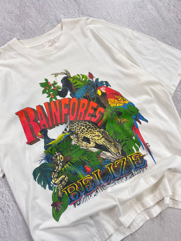 Vintage Rainforest Belize T-Shirt 90s Single Stitch | XL