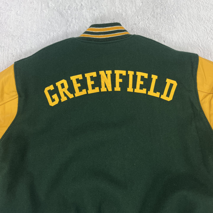 Vintage College Jacke - Greenfield High School Varsity Jacket | L