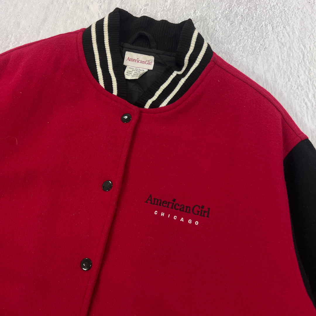 Vintage American Girl Varsity Jacket | M