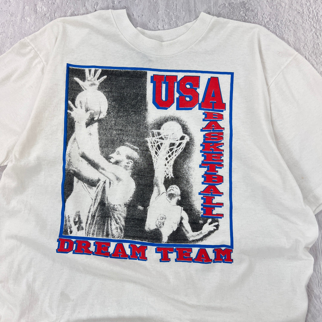 Vintage USA Basketball Dream Team Single Stitch T-Shirt | L