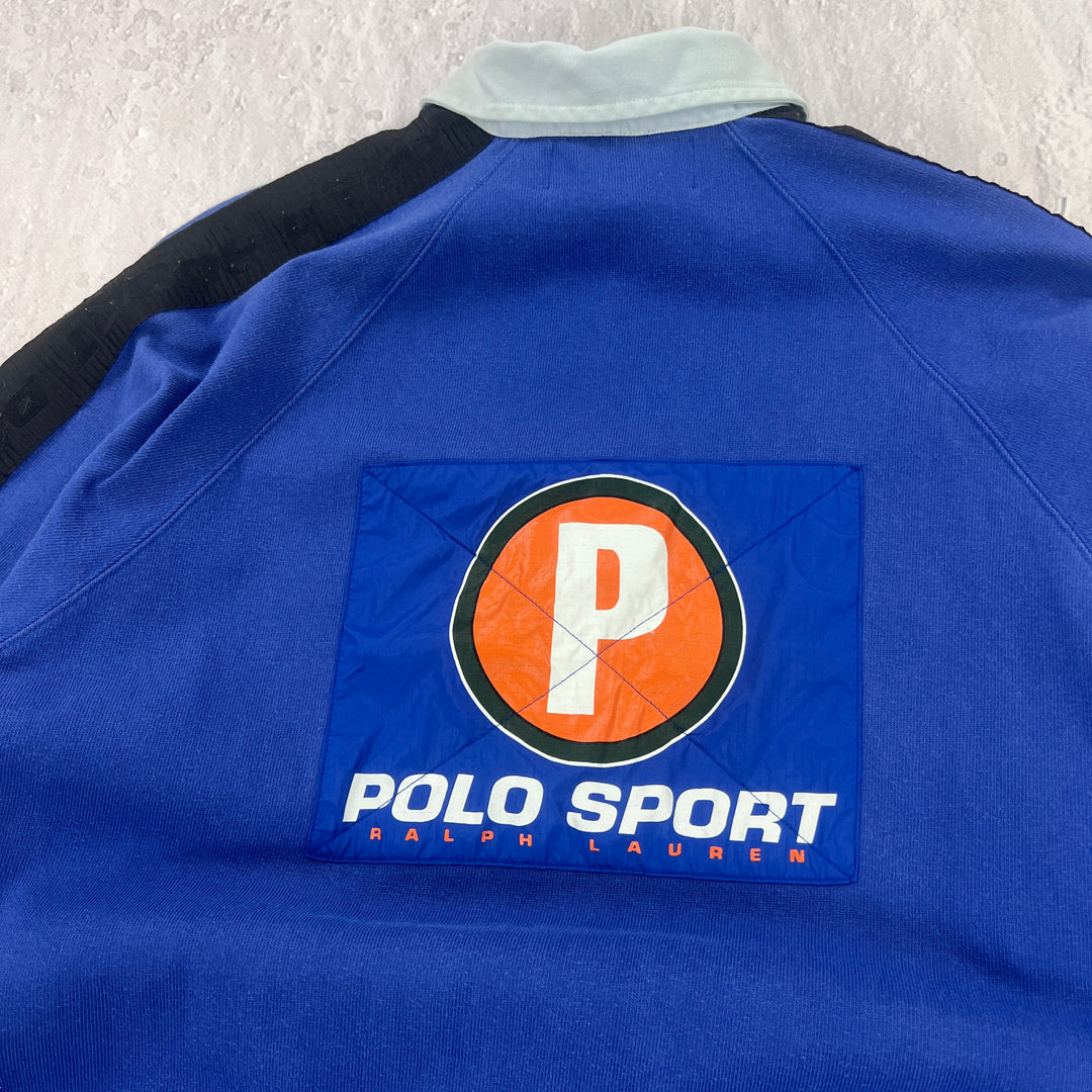 Vintage Polo Sport Quater Zip Pullover | M