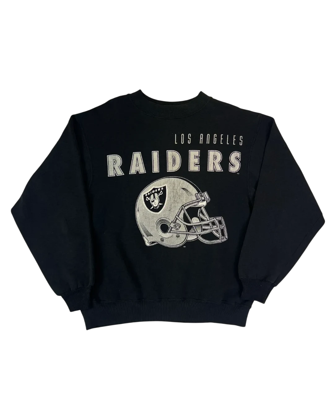 Hanes Sweatshirt Vintage Schwarz M 90er – Vorderansicht
