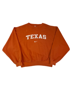 Nike Sweater Vintage Orange M 2000er – Vorderansicht