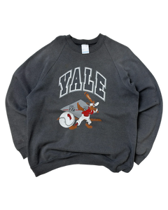 Fruit of the Loom Sweatshirt Vintage Dunkelgrau L 90er – Vorderansicht