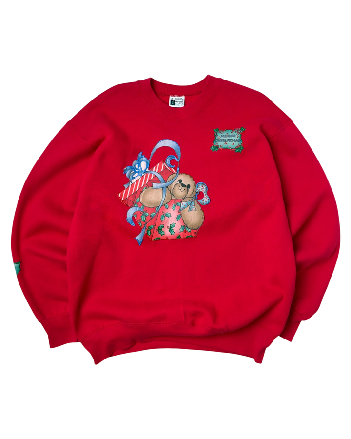Pro-Spirit Sweatshirt Vintage Rot L 90er – Vorderansicht