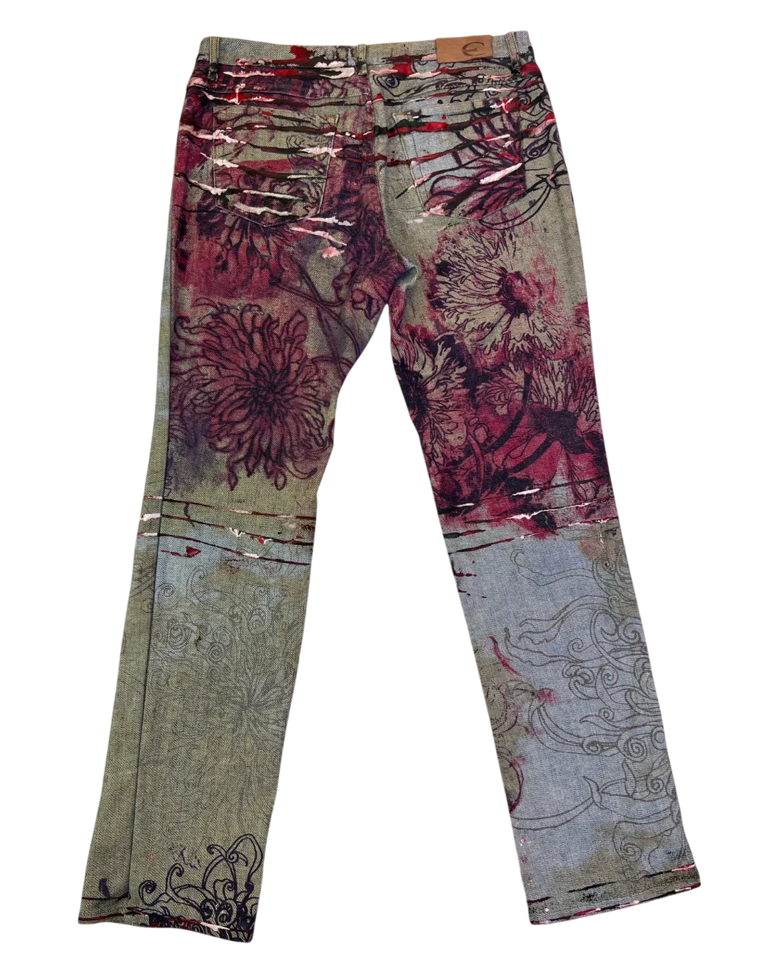 Just Cavalli Jeans Vintage Bunt 32 2000er – Rückansicht