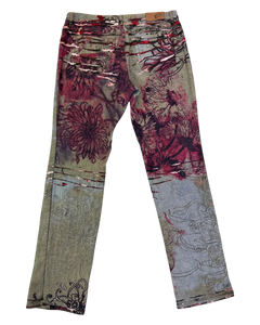 Just Cavalli Jeans Vintage Bunt 32 2000er – Rückansicht