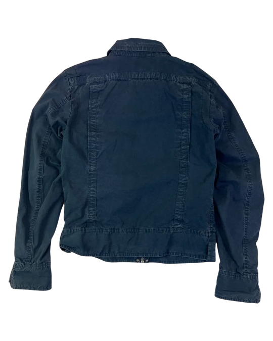 Diesel Jacke Vintage – Blue Panthers Patch Schwarz 2000er | L (Frauen)