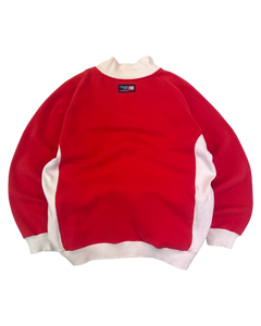 Nike Sportjacke Vintage Rot S 2000er – Rückansicht