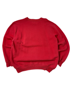 Best Company Sweatshirt Vintage Rot L 90er – Rückansicht