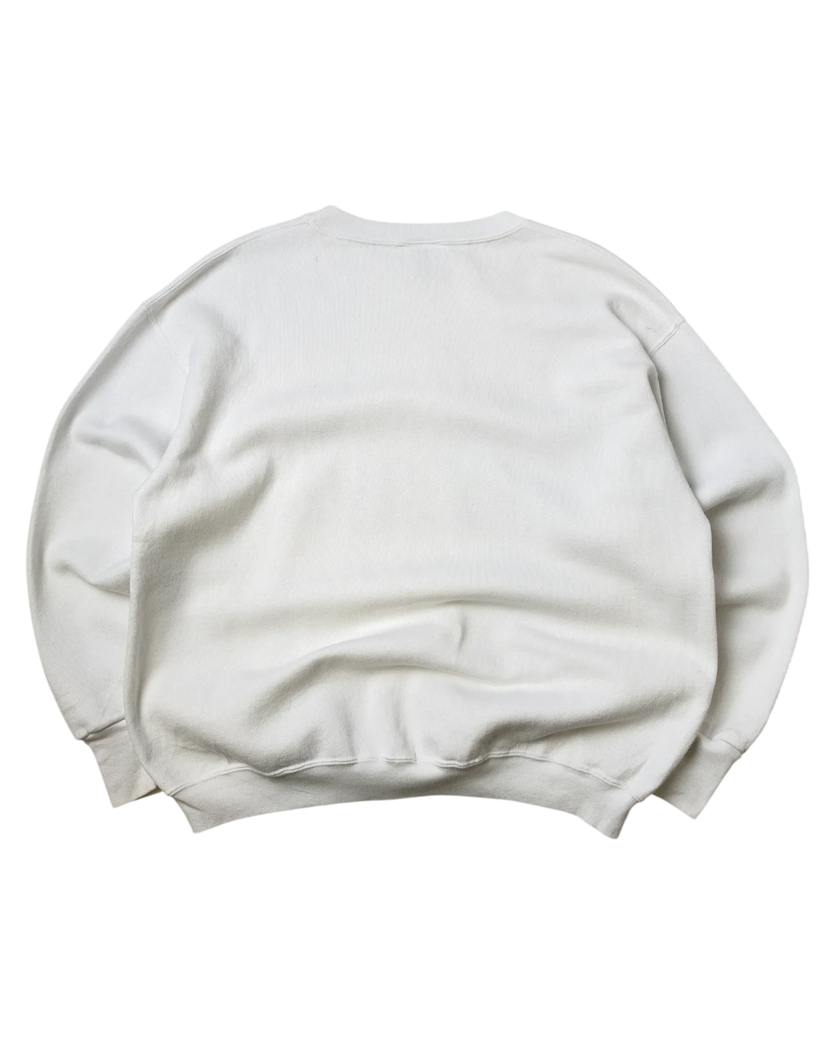 Delta Sweatshirt Vintage Weiss XL 90er – Rückansicht