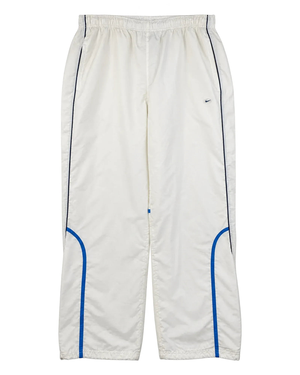Nike Hose Vintage Weiss XXL 2000er – Vorderansicht (KI-Darstellung des Originalfotos)