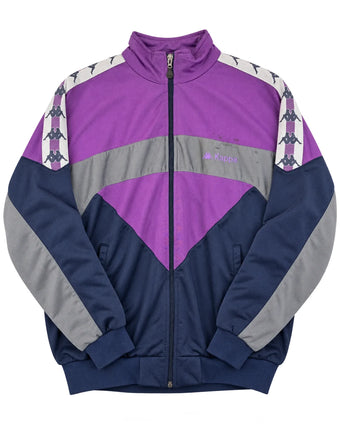 Kappa Sportjacke Vintage – Colorblock 90er L